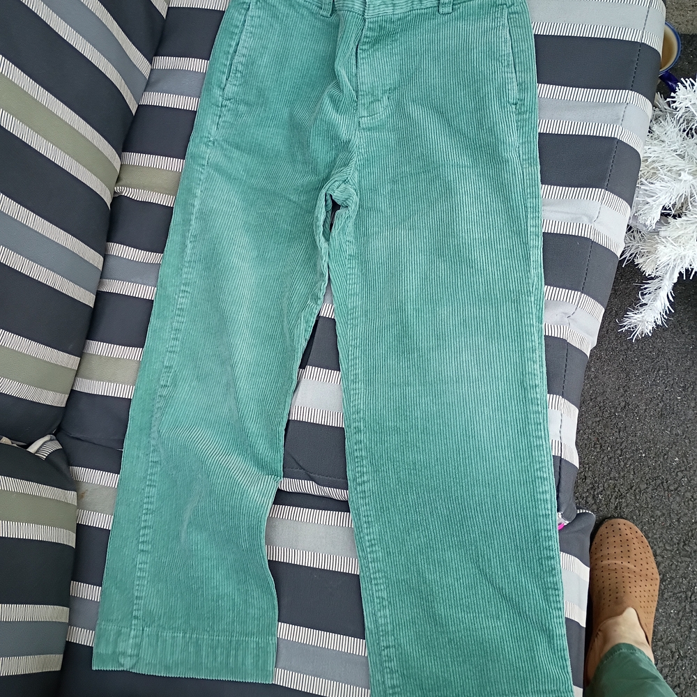 Vineyard Vines Green Kids Corduroy Pants 100% cotton